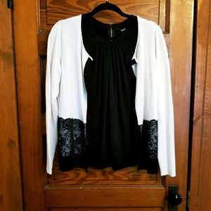 The Limited lace accent cardigan